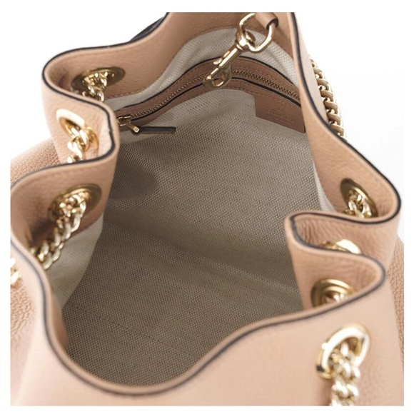 Authentic Gucci Soho Should Bag in Beige - Picture 16 of 16